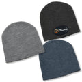 Heather Skull Beanie - Black Heather