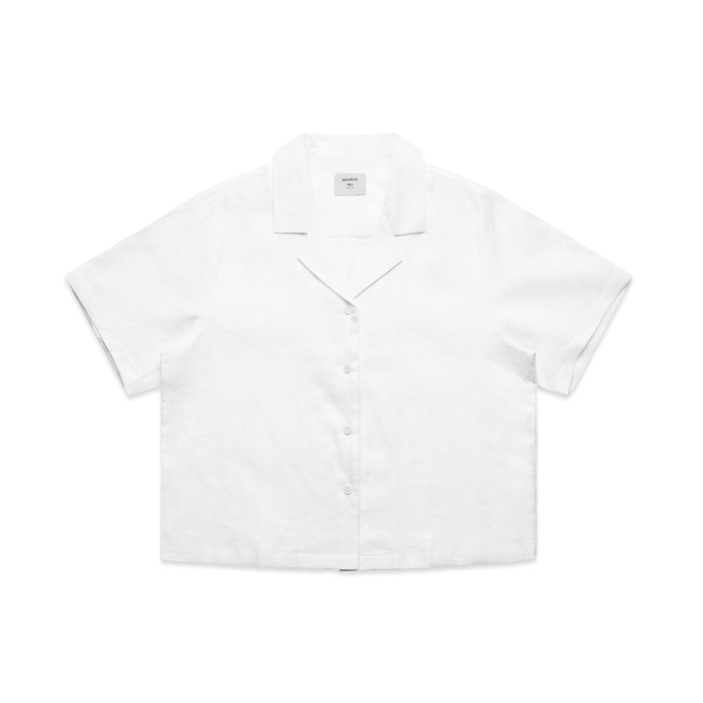 Wo's Linen S/S Shirt4420S