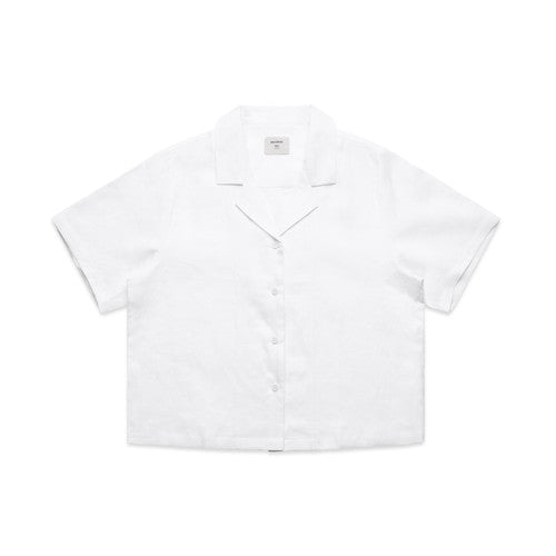 Wo's Linen S/S Shirt4420S