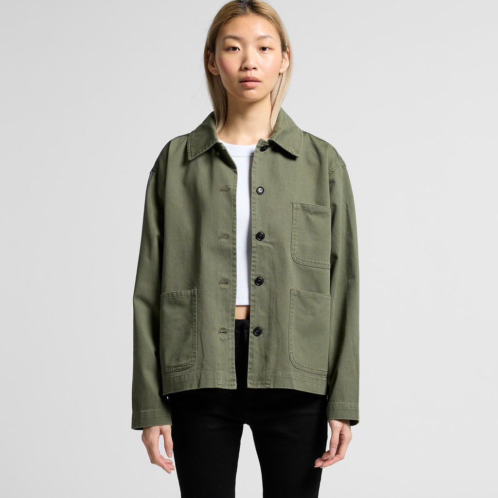Wo's Chore Jacket4522 - ARMY