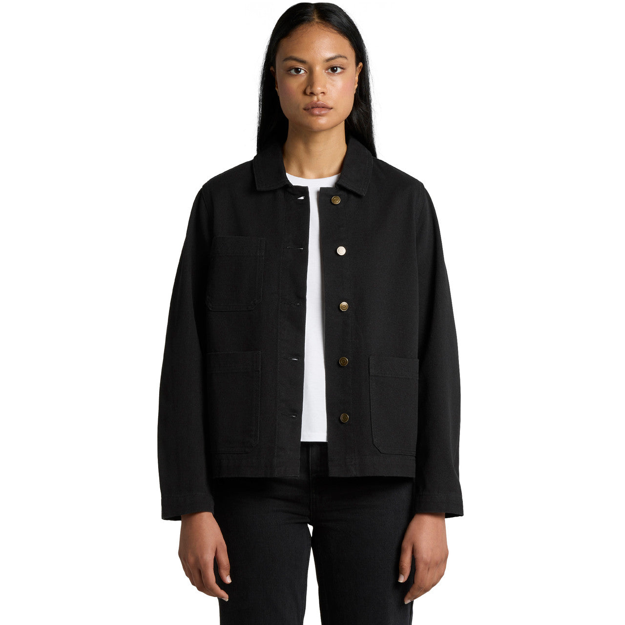 Wo's Canvas Chore Jacket4524