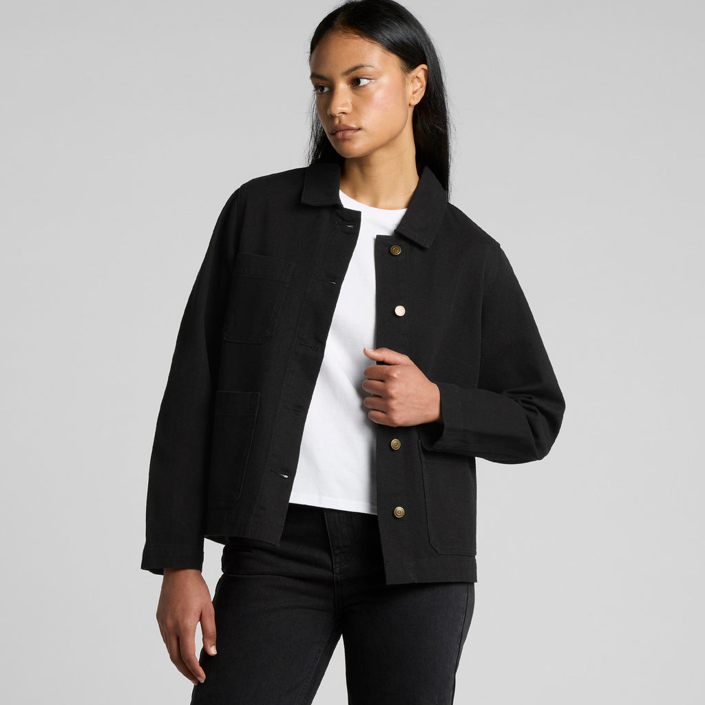 Wo's Canvas Chore Jacket4524