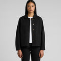 Wo's Canvas Chore Jacket4524 - BLACK