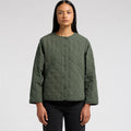 Wo's Quilted Jacket4525 - BLACK