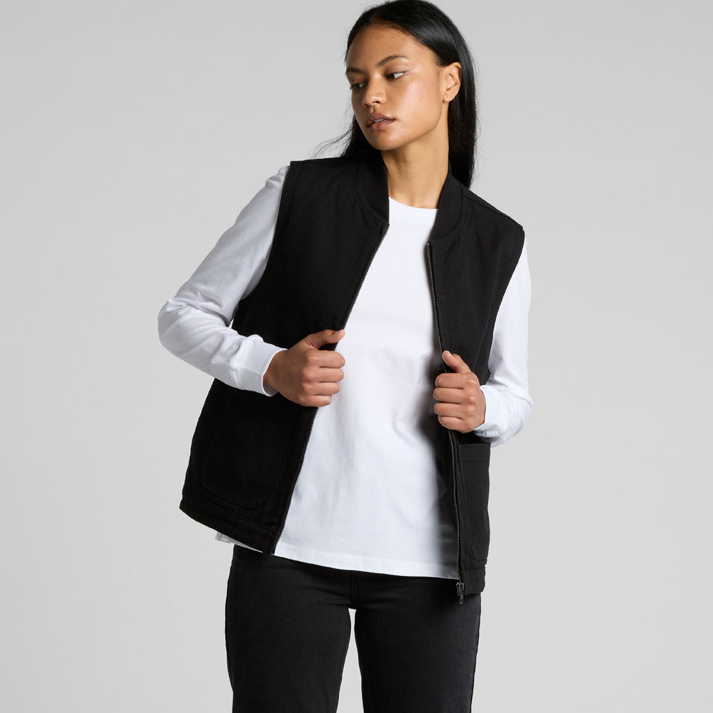 Wo's Canvas Heavy Vest4528