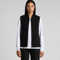 Wo's Canvas Heavy Vest4528 - WALNUT