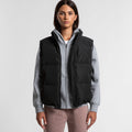 Wo's Puffer Vest4592 - BLACK