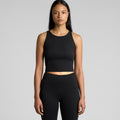 Wo's Active Crop Tank4642 - INK BLUE