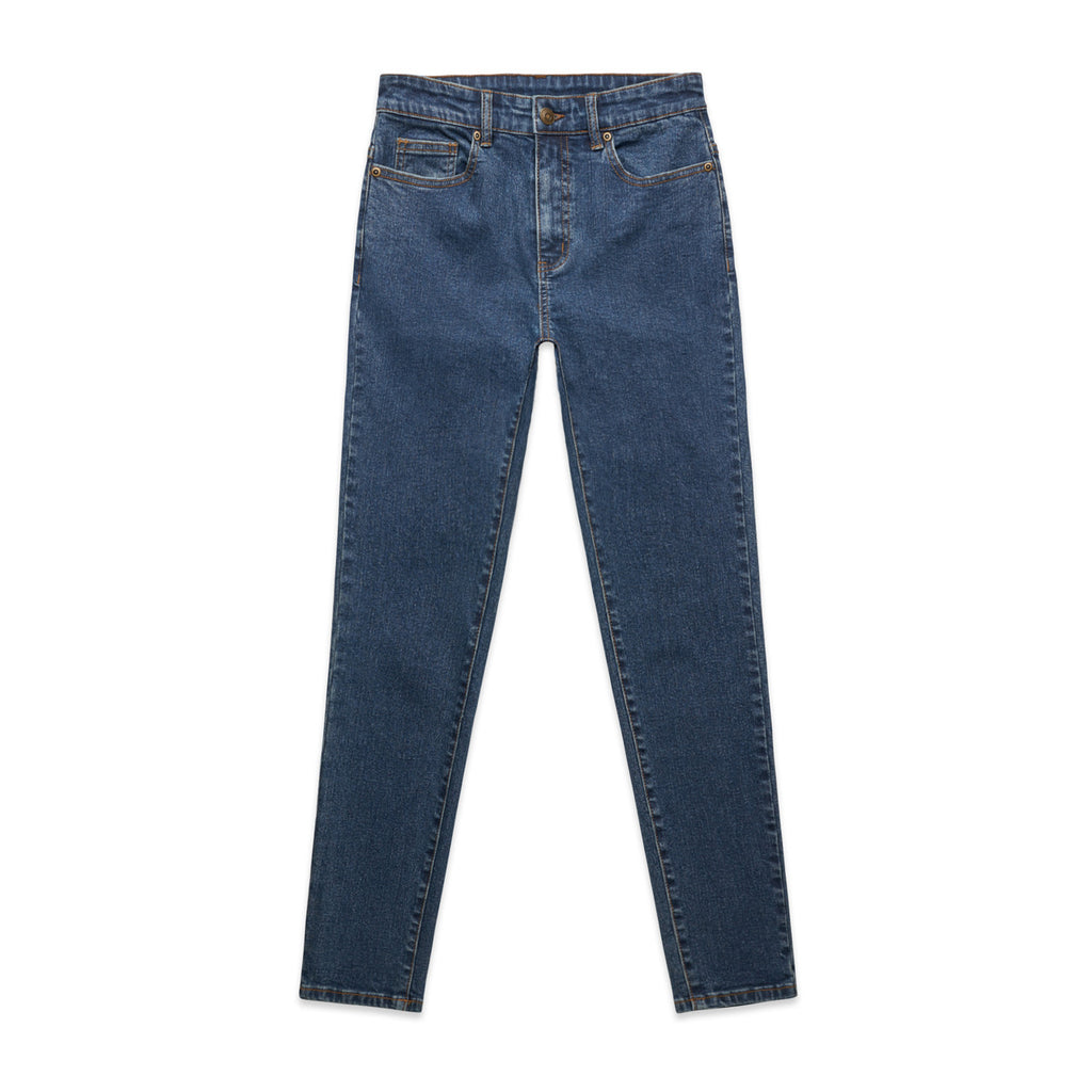 Wo's Skinny Jeans4800S - RAW INDIGO