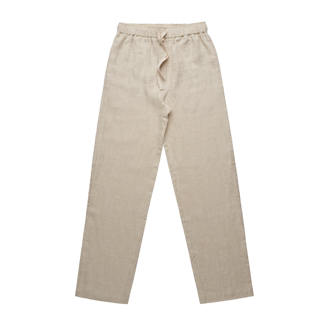Wo's Linen Pants4922S - NATURAL
