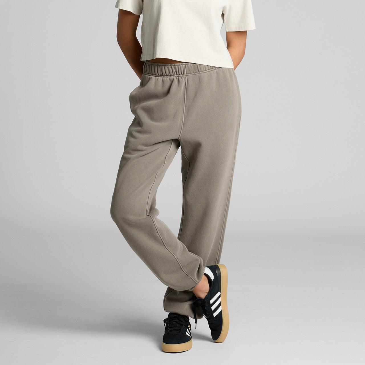 Wo's Relax Faded Track Pants4938