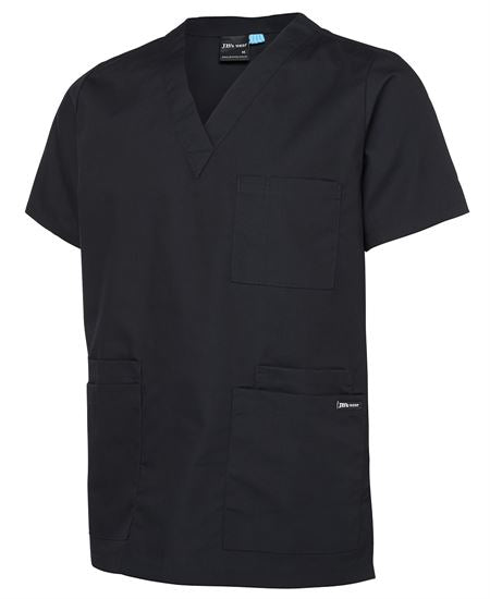 JB's Contrast Scrubs Top