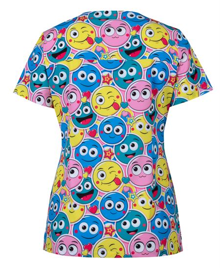 JB's Ladies Scrub Top Printed