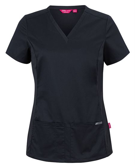 JB's Ladies Premium Stretch Panel Scrub Top