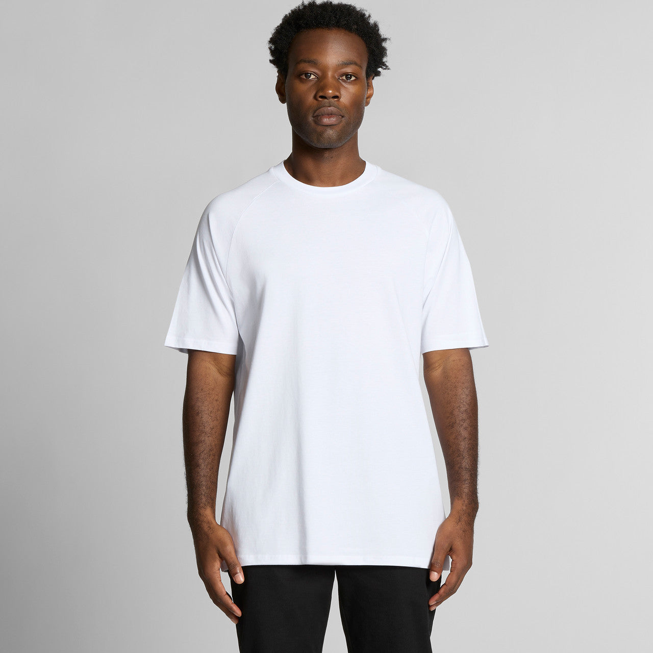 Staple Raglan Tee5001R - BLACK