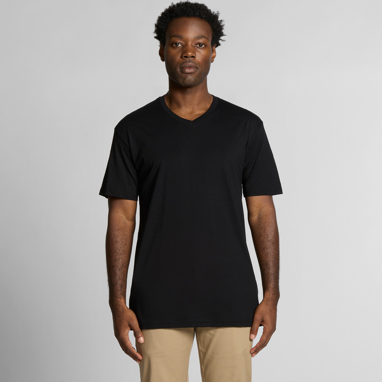 Staple V Neck Tee5001V - WHITE