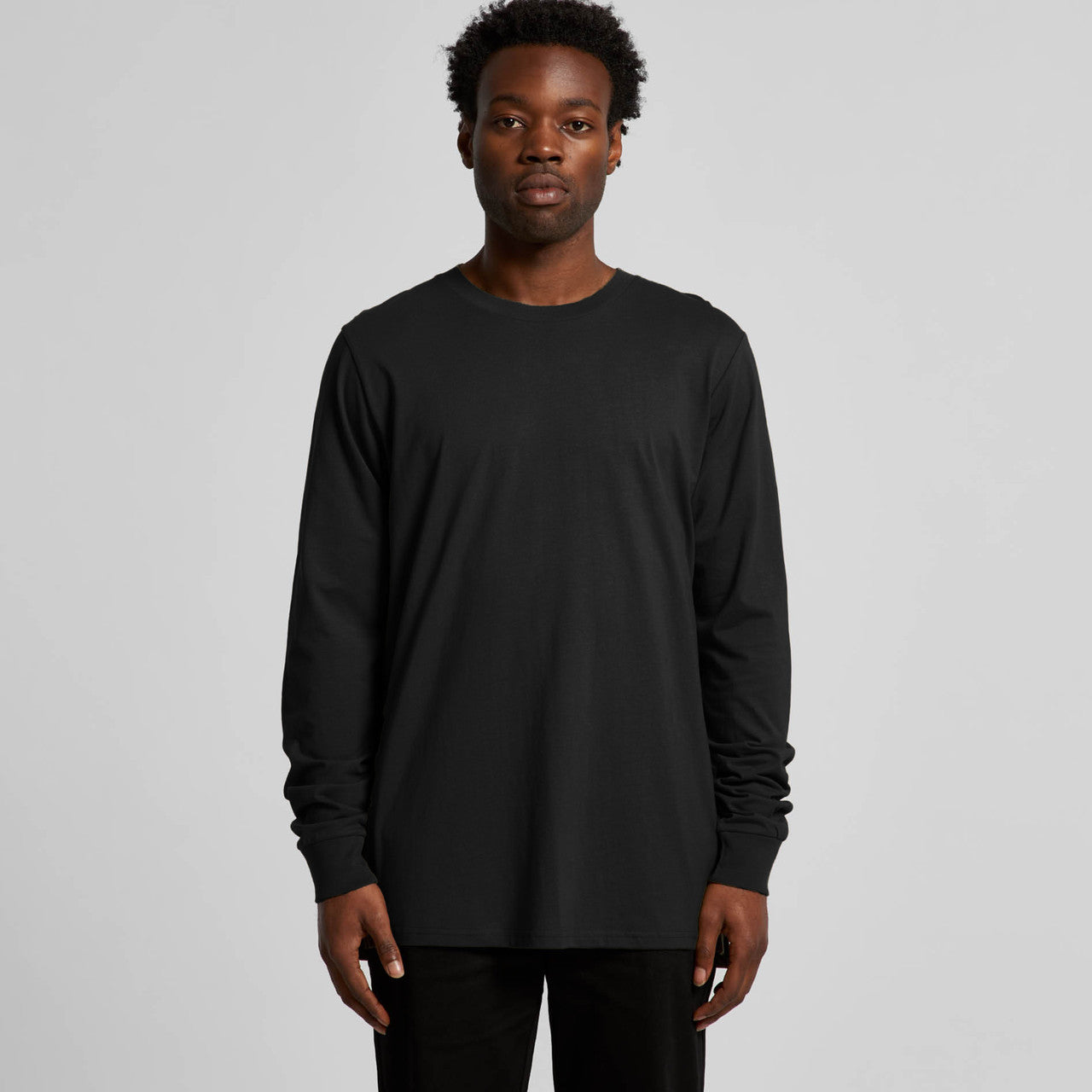 Base L/S Tee5029 - WHITE