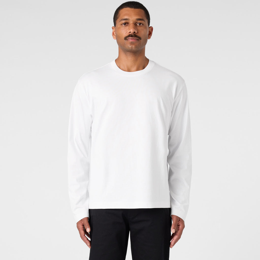 Box L/S Tee5031 - WHITE