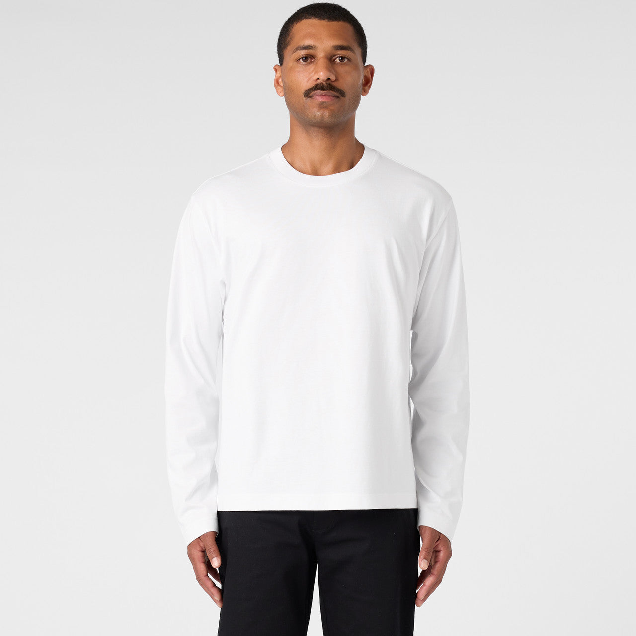 Box L/S Tee5031 - WHITE