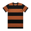 Wide Stripe Tee5045 - COPPER/BLACK