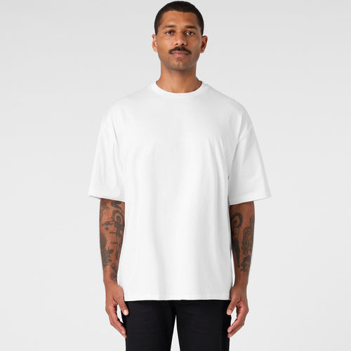 Block Oversized Tee5052 - WHITE