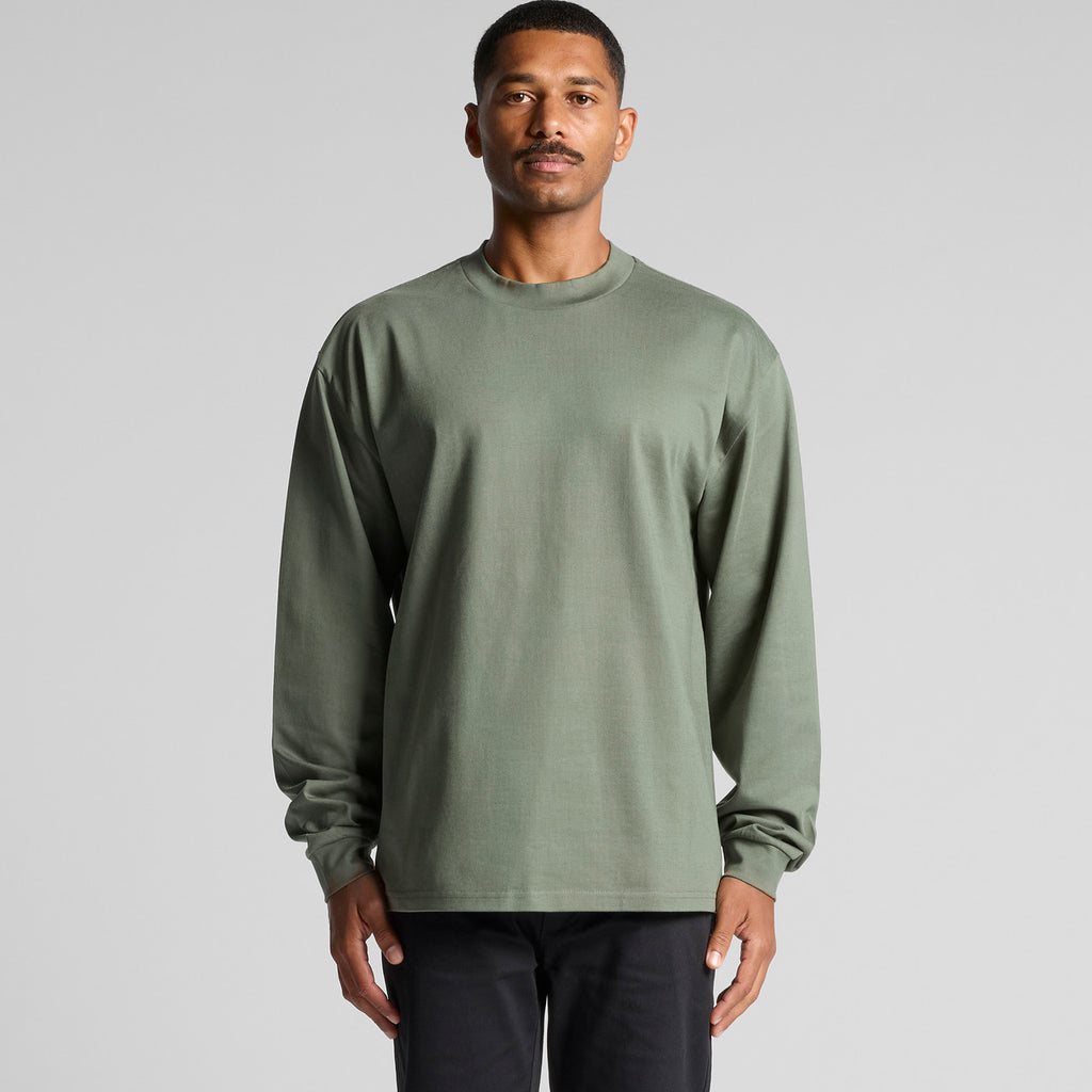 Heavy L/S Tee5081 - WHITE