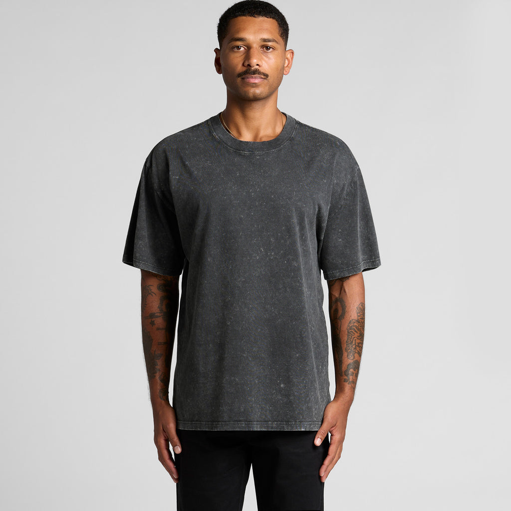 Stone Wash Heavy Tee5085 - COAL STONE