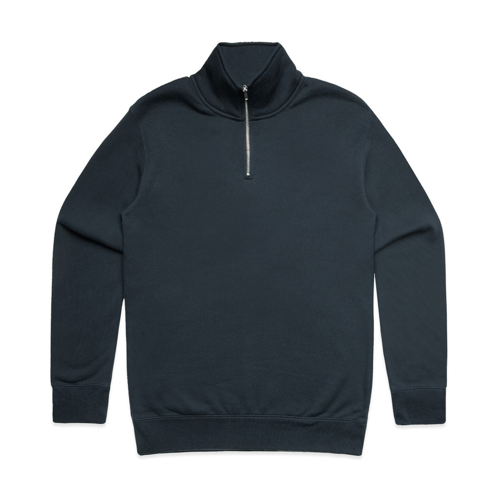 Stencil Half Zip Crew5125S - CARBON BLUE