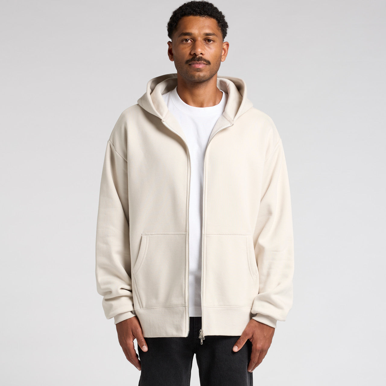 Heavy Zip Hood5148 - ECRU