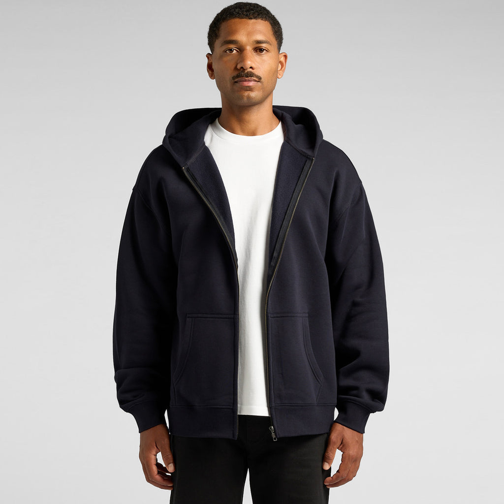 Relax Zip Hood5162 - GREY MARLE