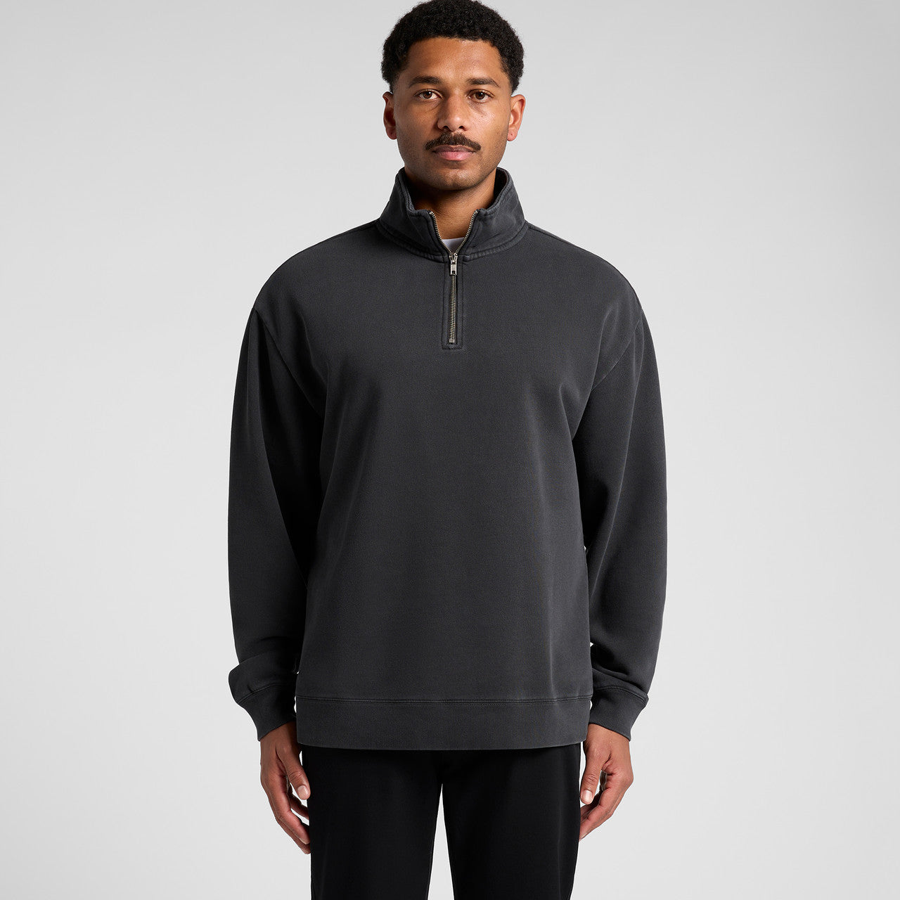 Relax Faded Half Zip5167 - FADED GREY