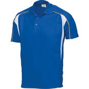 Air Flow Contrast Mesh ‘N’ Piping Polo - Short sleeve - Black/Red/White