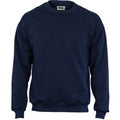 Crew Neck Fleecy Sweatshirt (Sloppy Joe) - Navy