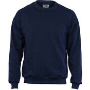Crew Neck Fleecy Sweatshirt (Sloppy Joe) - Navy
