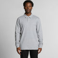 Chad L/S Polo5404 - GREY MARLE