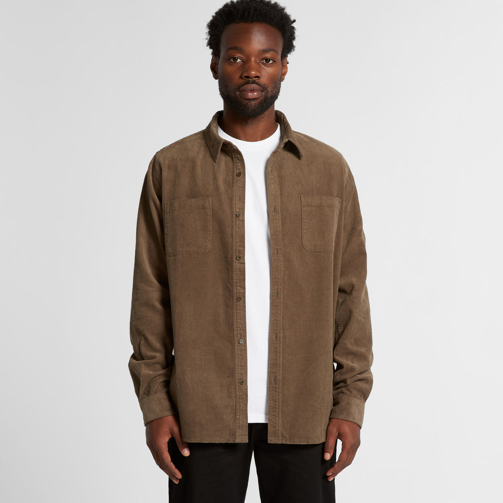 Cord Shirt5419 - WALNUT