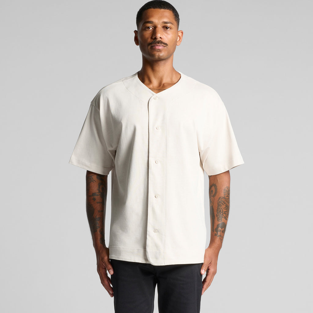 Heavy Baseball Jersey5423 - BONE