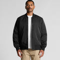 College Bomber Jacket5511 - BLACK