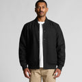 Felt Bomber Jacket5512 - BLACK