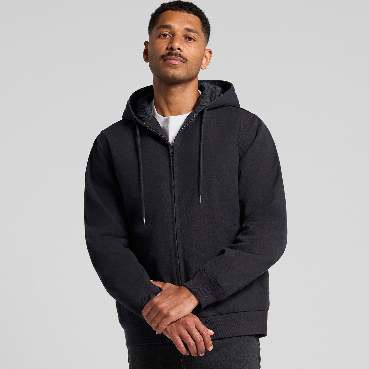 Canvas Bomber Hood Jacket5532