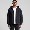 Canvas Bomber Hood Jacket5532 - INK BLUE