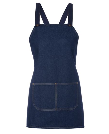 JB's Cross Back 65x71 Bib Denim Apron (Without Straps)