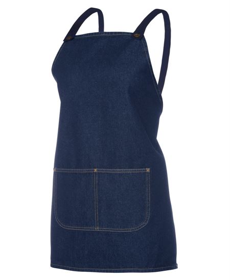 JB's Cross Back Denim Apron (Without Straps)