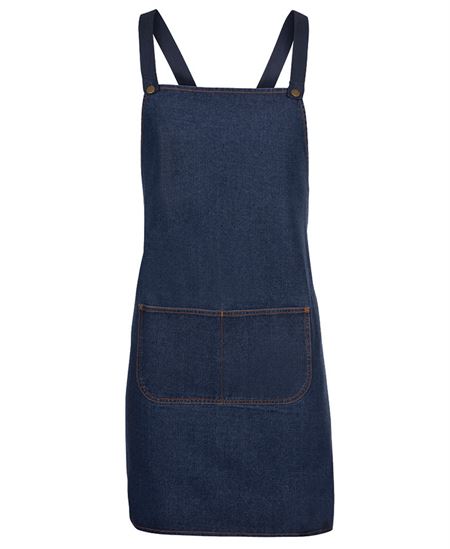 JB's Cross Back Denim Apron (Without Straps)
