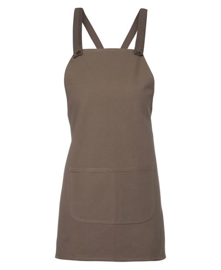 JB's Cross Back 65x71 Bib Canvas Apron (Without Straps)