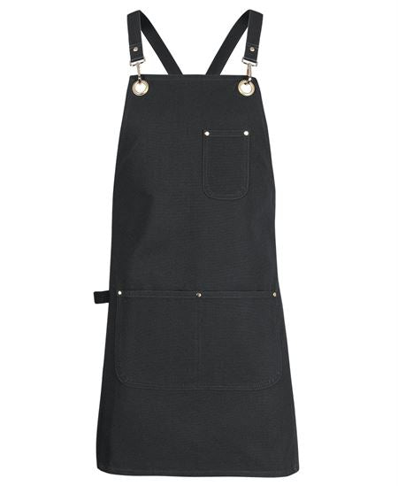JB's 65x75 Brass Eyelet Canvas Apron with PU Strap