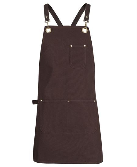 JB's 65x75 Brass Eyelet Canvas Apron with PU Strap