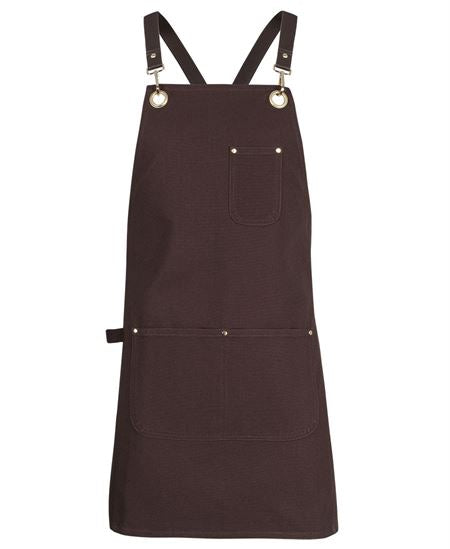 JB's 65x75 Brass Eyelet Canvas Apron with PU Strap