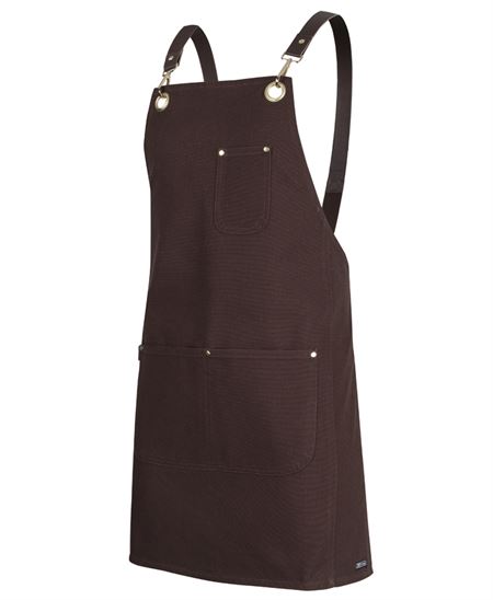 JB's 65x75 Brass Eyelet Canvas Apron with PU Strap - 3 Colour(s) available