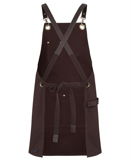 JB's 65x75 Brass Eyelet Canvas Apron with PU Strap